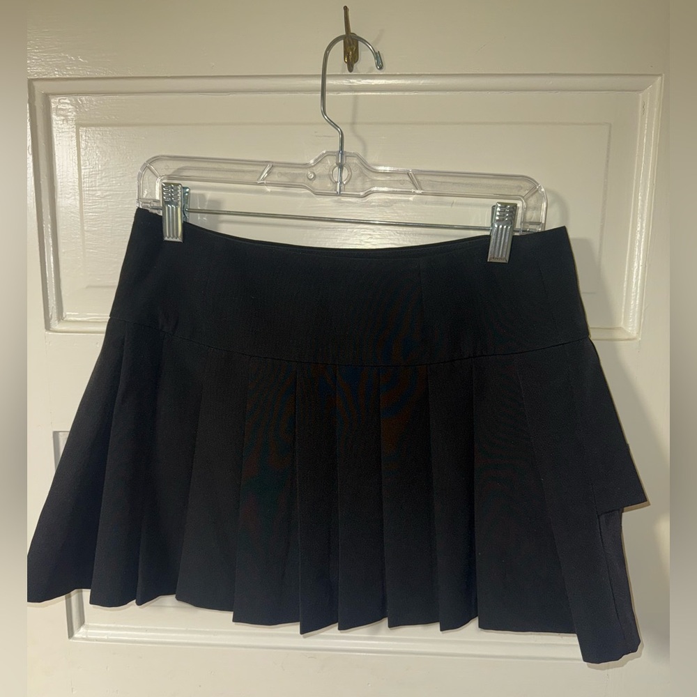 Topshop Black Tiered Mini Skirt - Picture 2 of 3